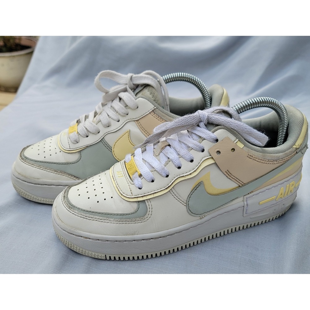 Nike Air Force 1 Shadow Sail Citron Tint Ocean Bliss DR7883-101 Womens 8